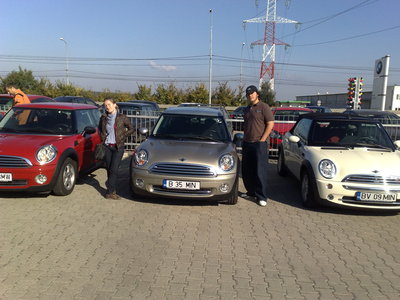 cu masinile de DRIVE TEST<br />CABRIO ONE<br />COOPER<br />COOPER CLUBMAN