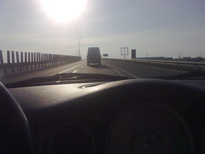 Dimineata pe autostrada....